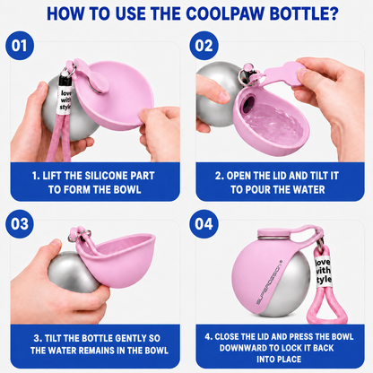 CoolPaw™ Portable Dog Water Bottle